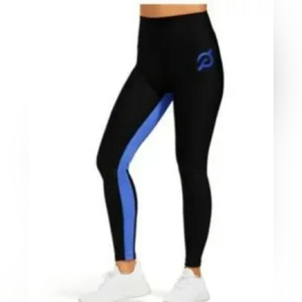Peloton Black Show up Rib Leggings, Size M